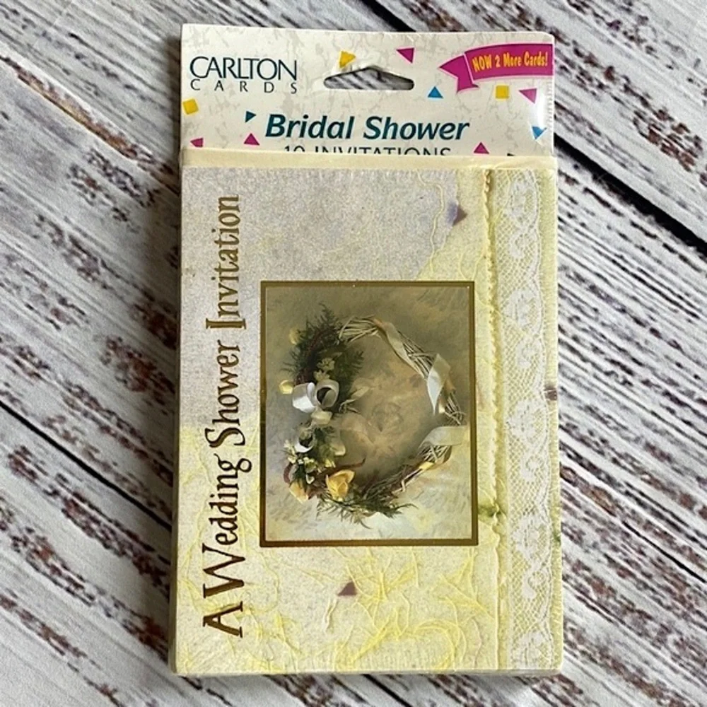 NWT Vintage Bridal Shower Invitations (50 cards)